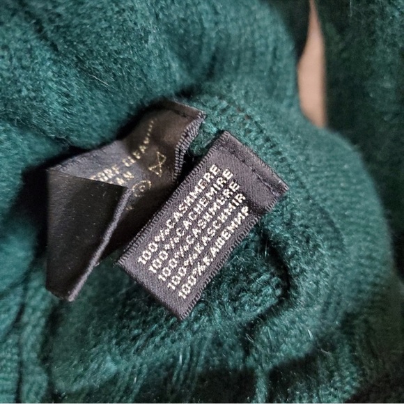 Vintage Ralph Lauren Black Label Cashmere Half Zip Sweater - Picture 3 of 4